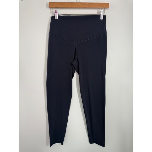 Aerie OFFLINE Real Me 7/8 High Rise Leggings Dark Navy Blue Size L Large Yoga - Picture 4 of 11